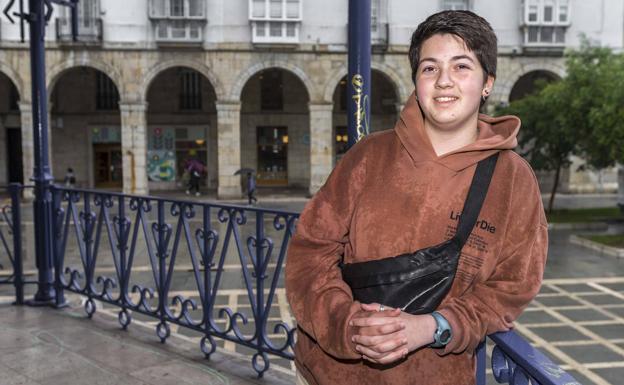 Lucas, esta semana en la Plaza Pombo. 