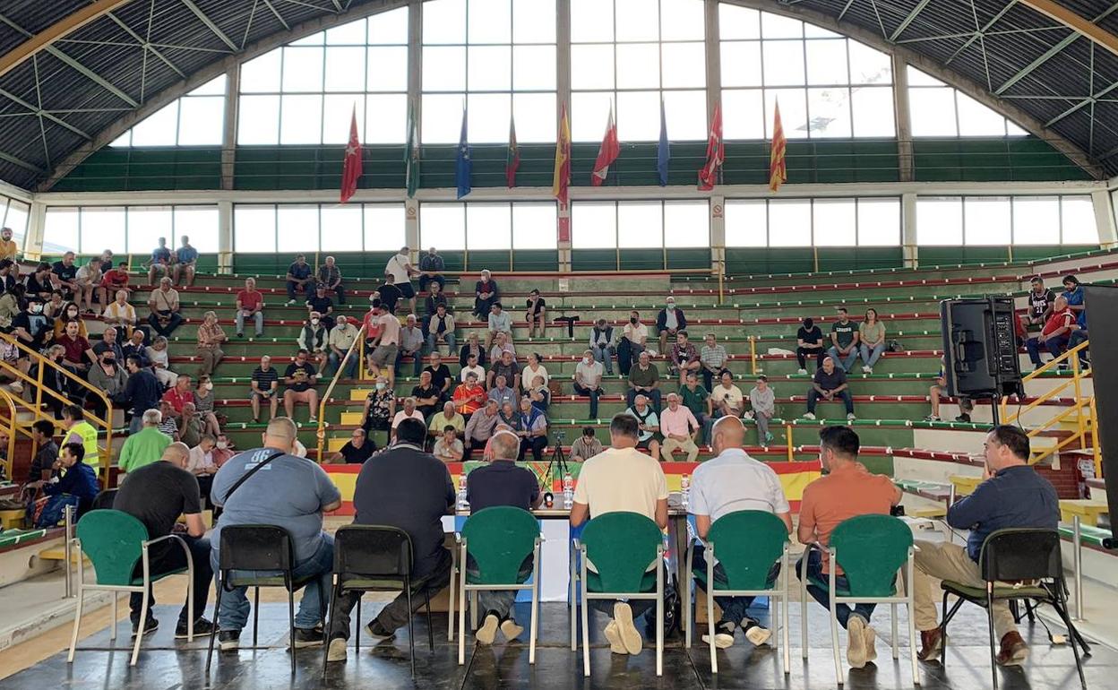 Imagen de la Asamblea de la Gimnástica celebrada este lunes