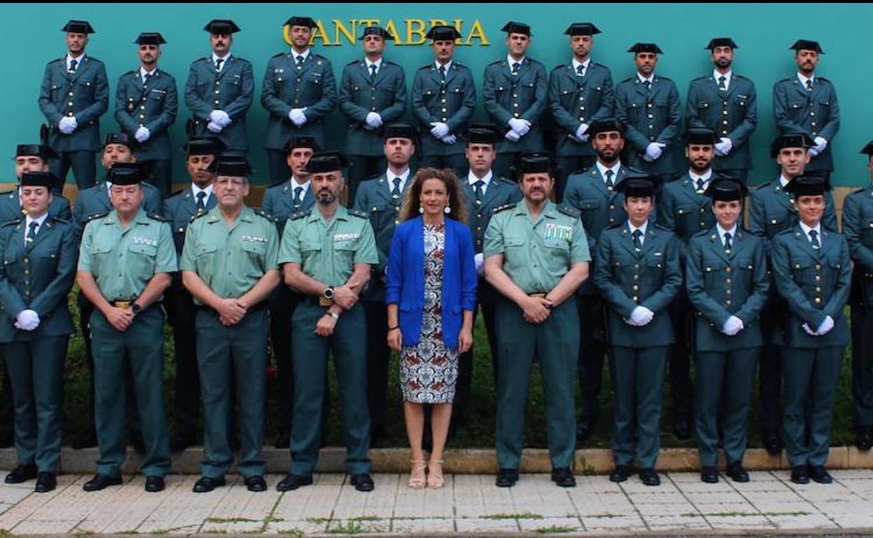 La Guardia Civil presenta a sus nuevos 27 agentes de prácticas