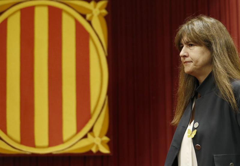 La presidenta del Parlament Laura Borràs. 