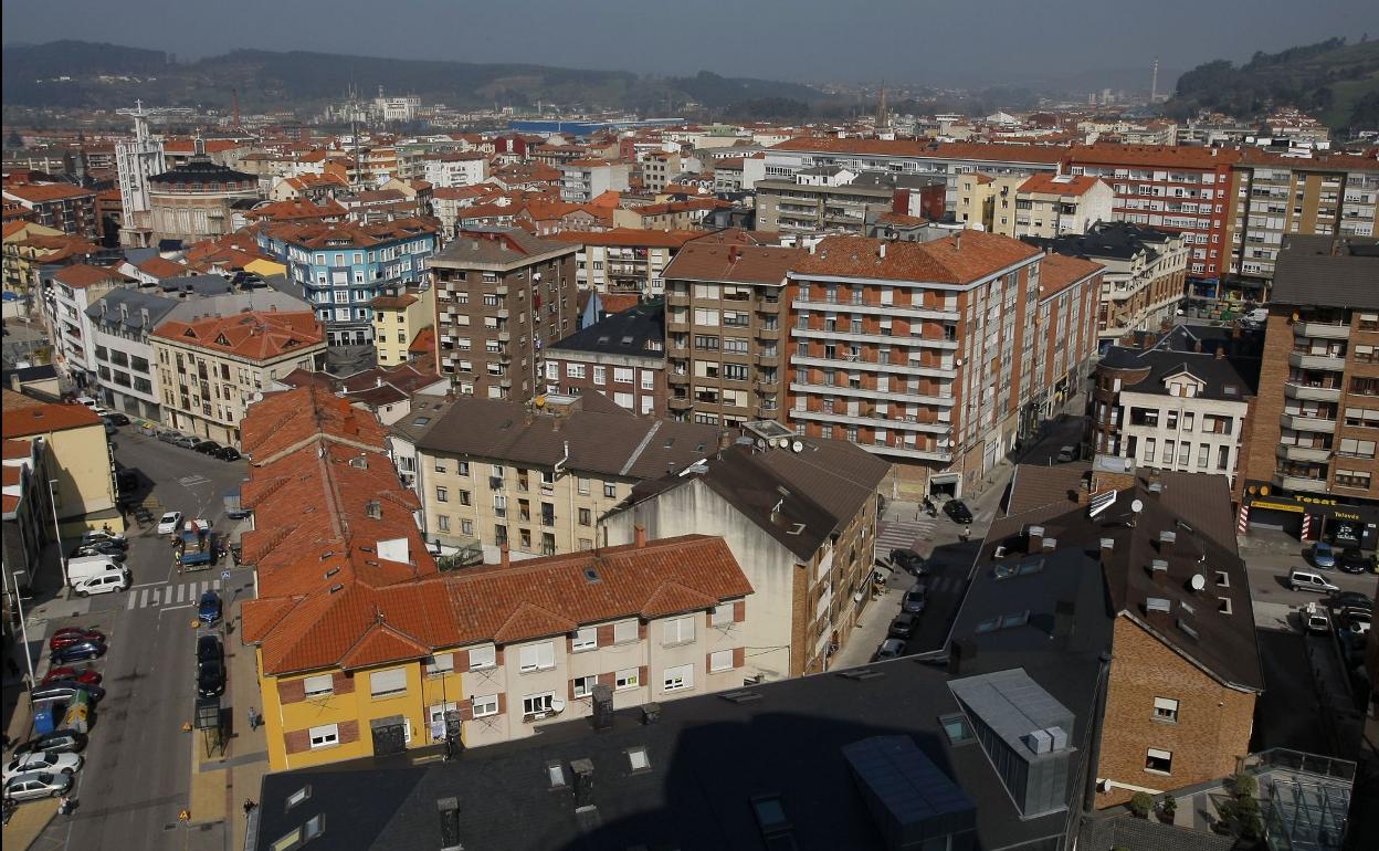 Vista genérica de Torrelavega. 