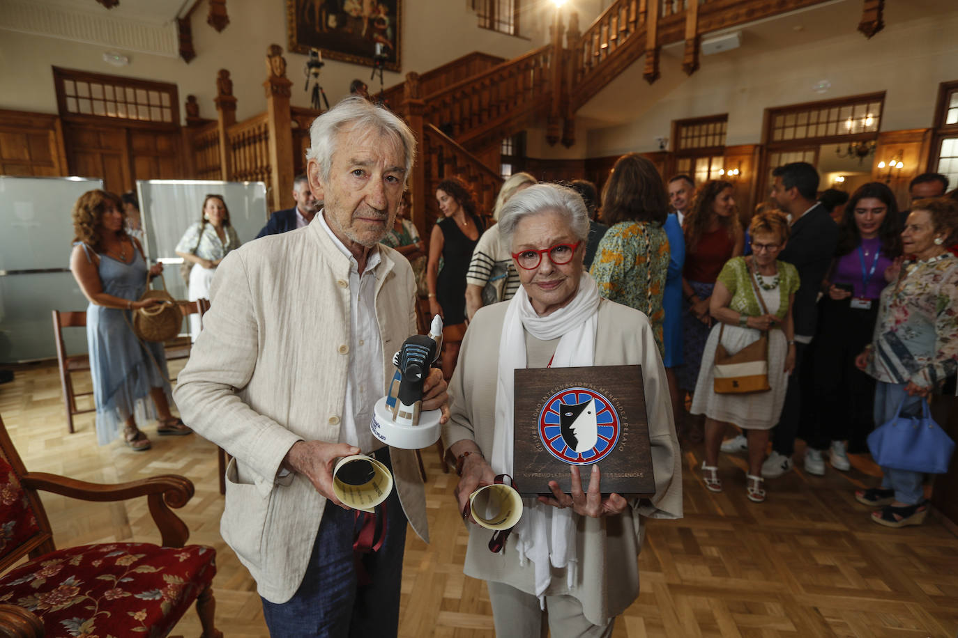 Fotos: Lola Herrera y José Sacristán, premiados por la UIMP