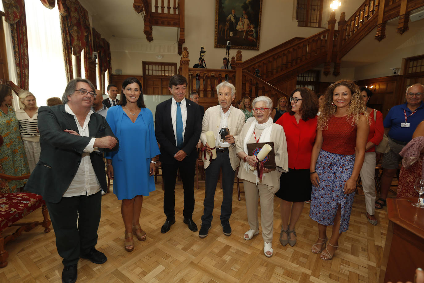 Fotos: Lola Herrera y José Sacristán, premiados por la UIMP