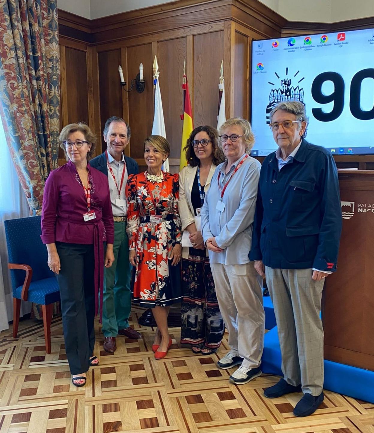 Marta Pérez Ibáñez, Borja Baselga, Patrizia Sandretto Re Rebaudengo, Gema Agudo y Jaime Sordo.