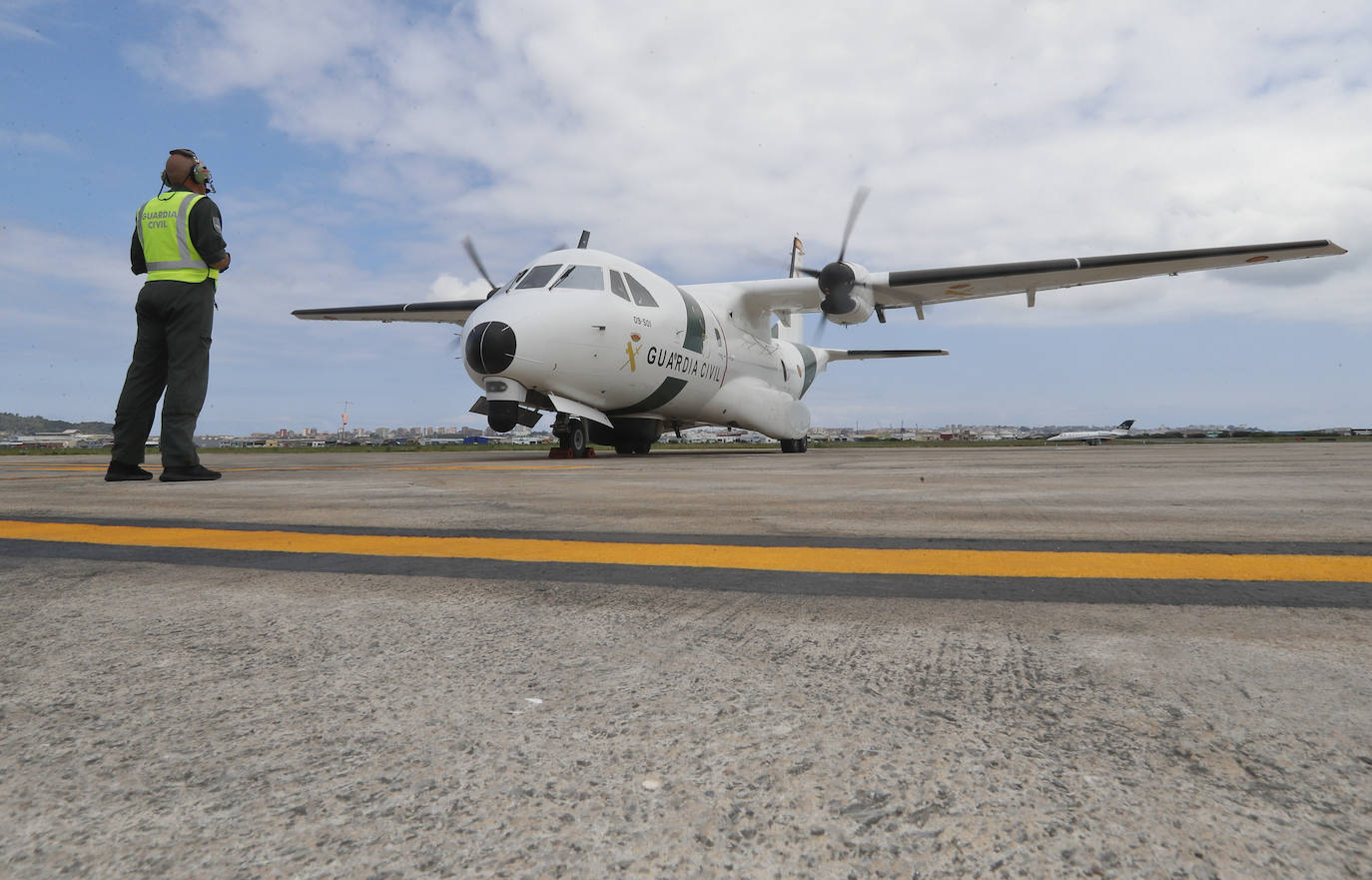 Un periodista y un fotógrafo de El Diario Montañés acompañaron a la expedición aérea.