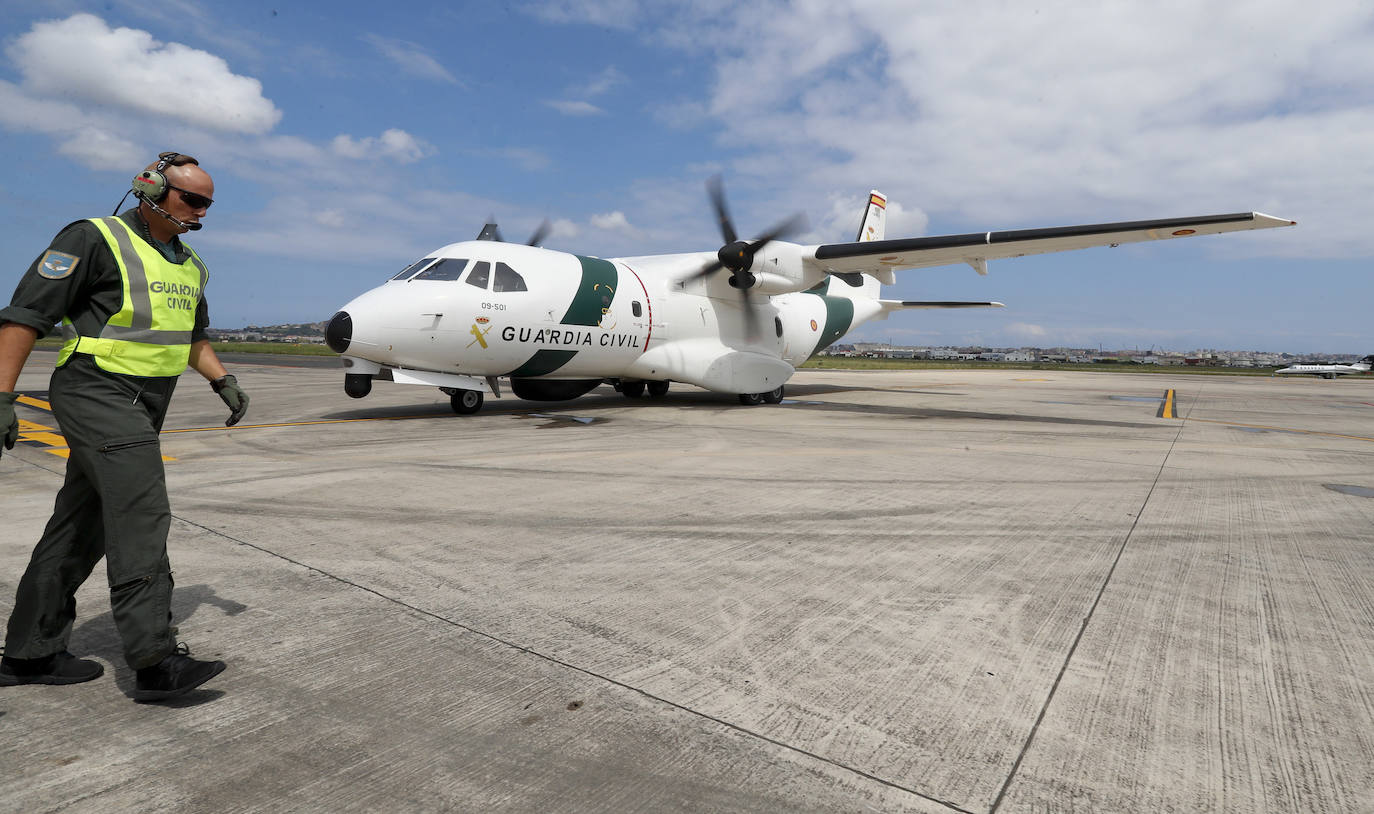 Un periodista y un fotógrafo de El Diario Montañés acompañaron a la expedición aérea.