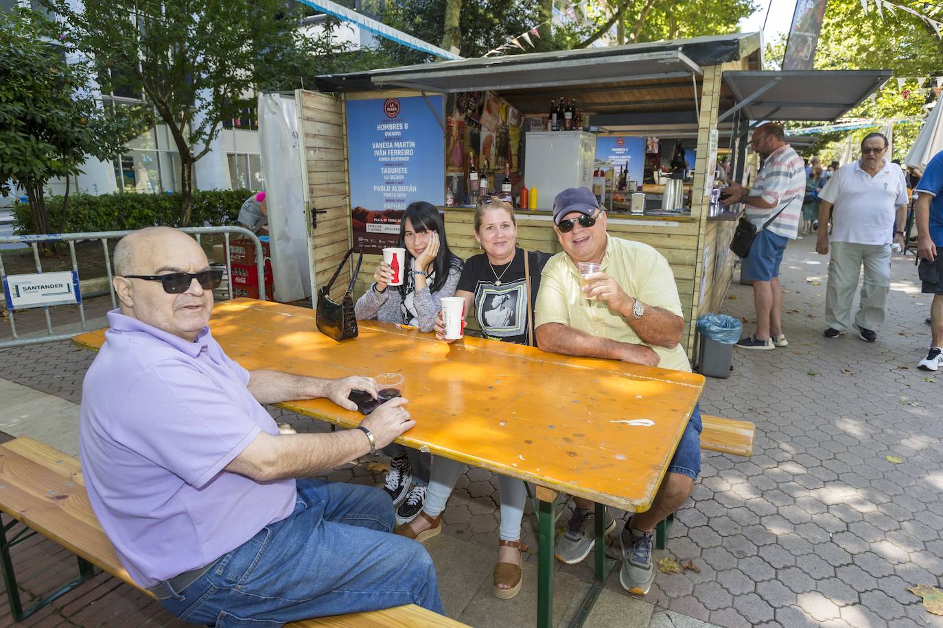 Fotos: Atracciones, mercado, palas y mucho más en las calles santanderinas