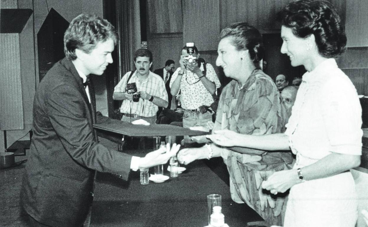 Eldar Nebolsin, ganador del Concurso Internacional de Piano de Santander en 1992 . 