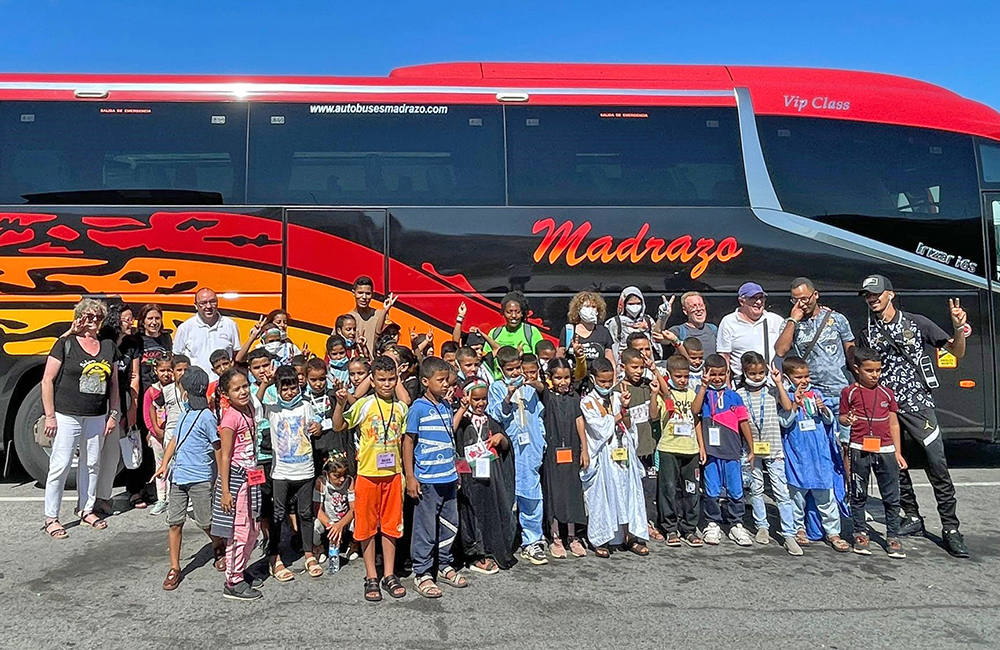 Fotos: Medio centenar de niños saharauis, de vacaciones en Cantabria