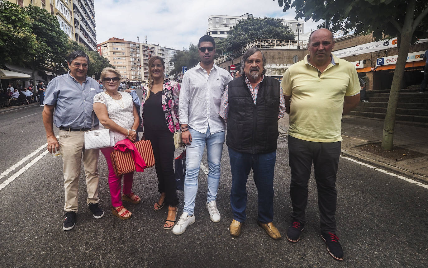 Enrique Castresana, Rosa María Ruiz, Laura Castresana, Enrique Abascal, Elías Setién y Pedro Pérez.