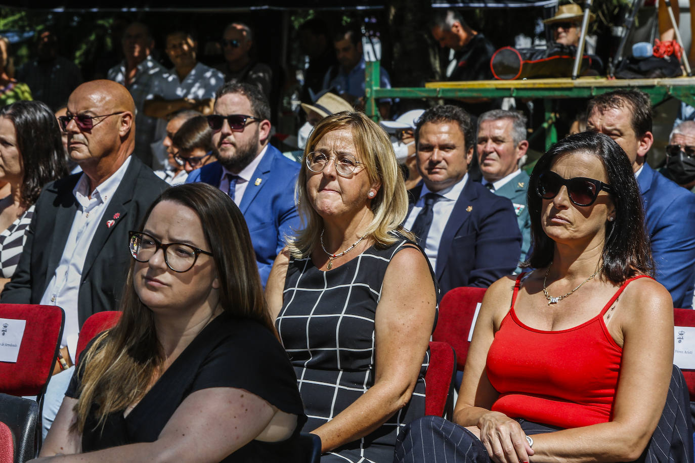 La alcaldesa de Santander, Gema Igual (a la derecha), también ha estado presente en Reocín.