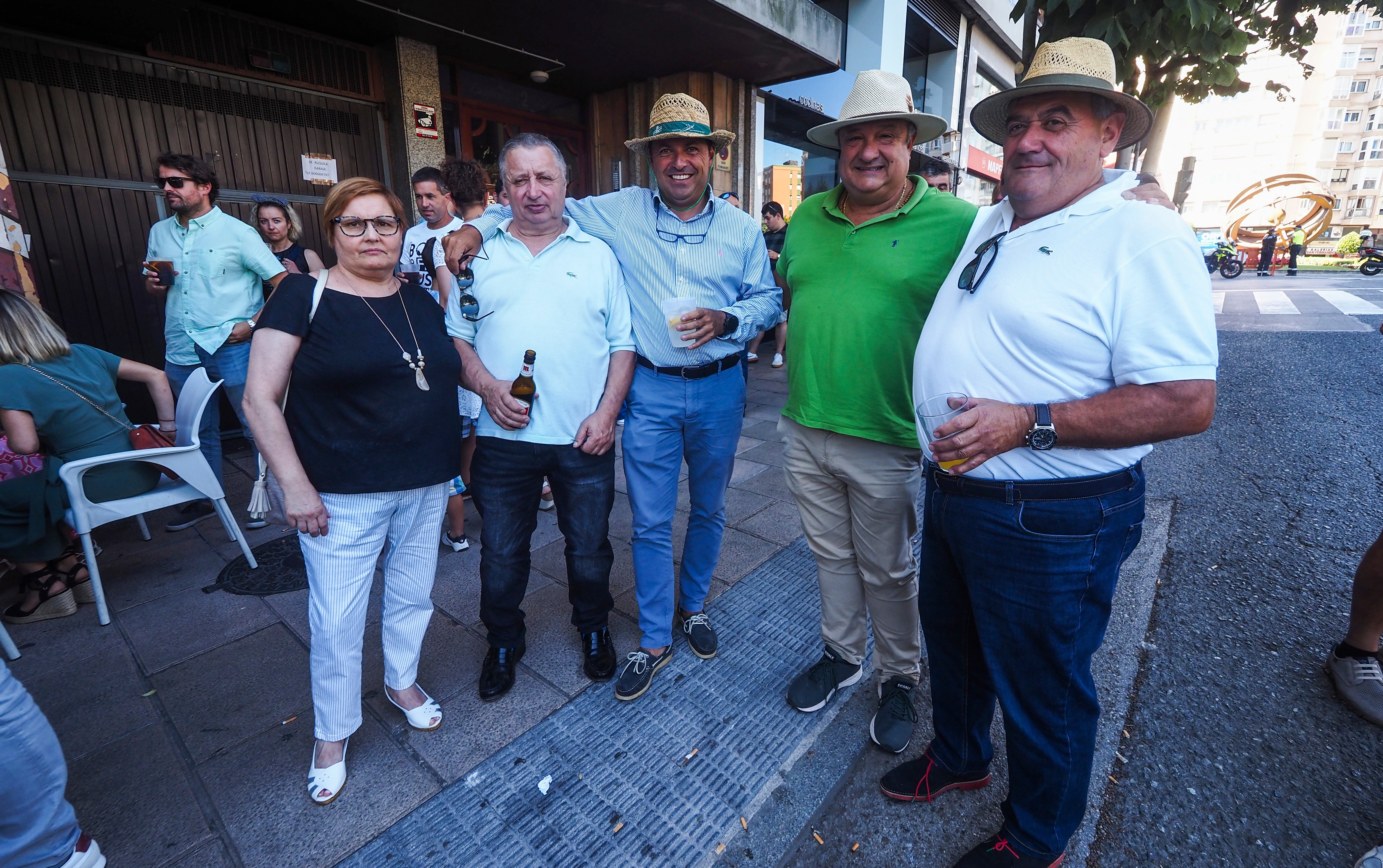 Esther Prieto, Florentino Casado, Rafael Vázquez, Javi Bedia y José Manuel Barrena.