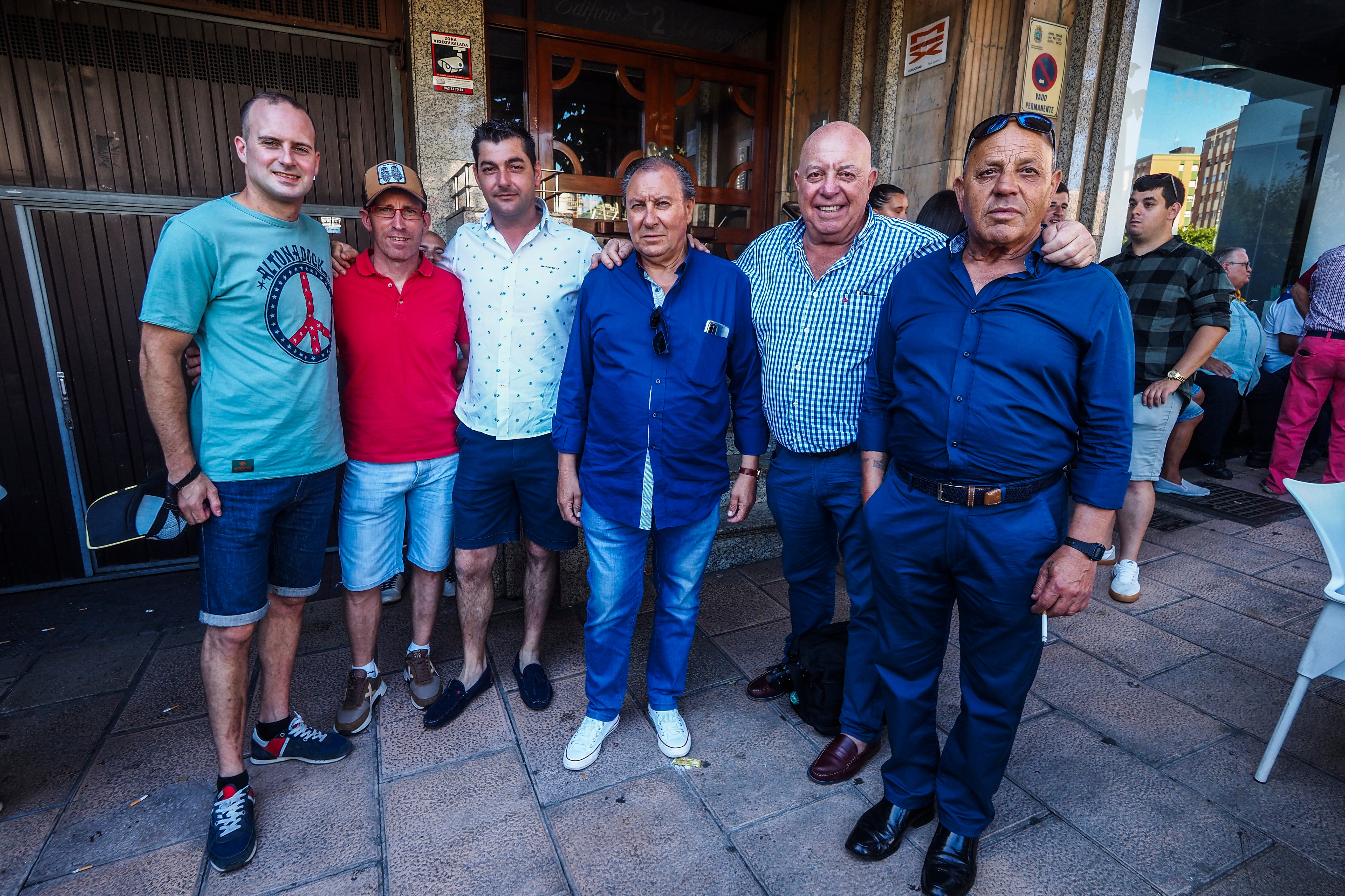 Francisco Martínez, Alberto Miera, David Sáiz, Constantino Gutiérrez, José Luis Sáiz y Carlos Ruiz.