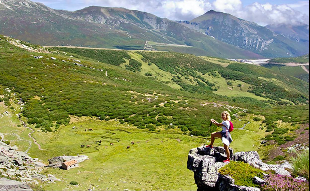 Vista de una de las zonas que recorrerán las rutas por Alto Campoo.