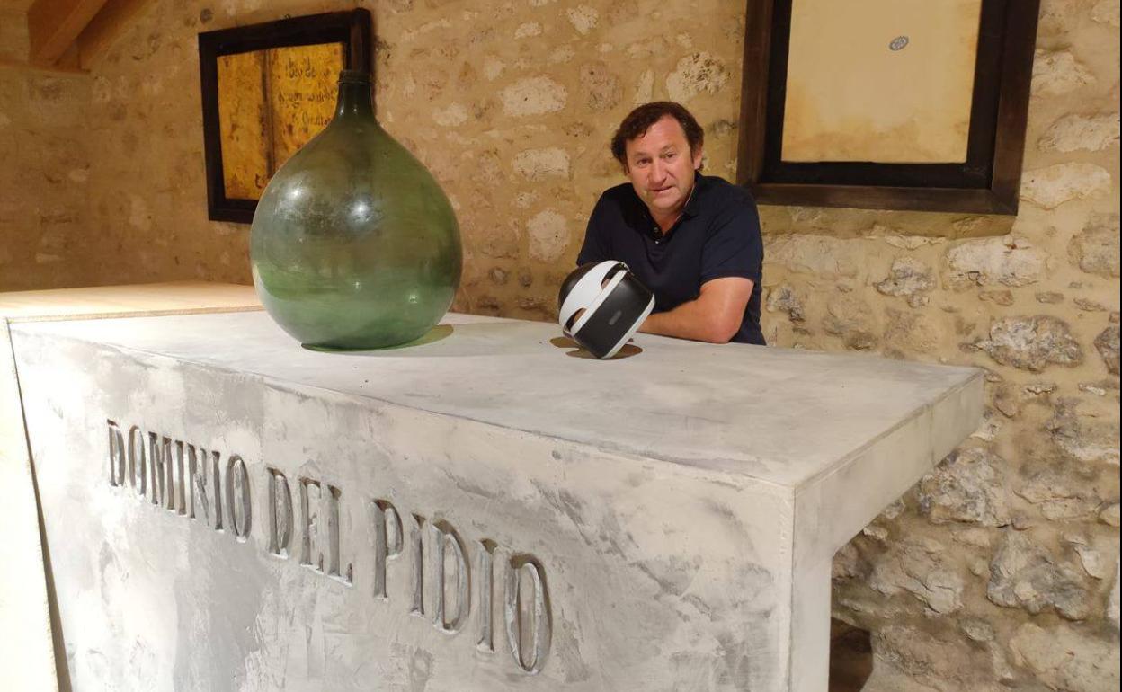 Óscar Aragón, enólogo y director técnico de la bodega Dominio del Pidio. 