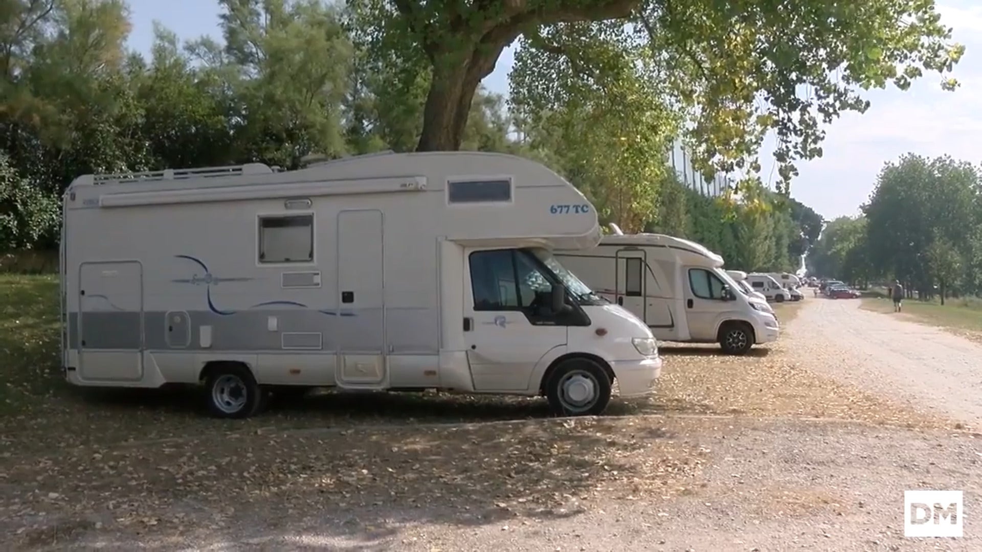 Las autocaravanas se toman Mataleñas