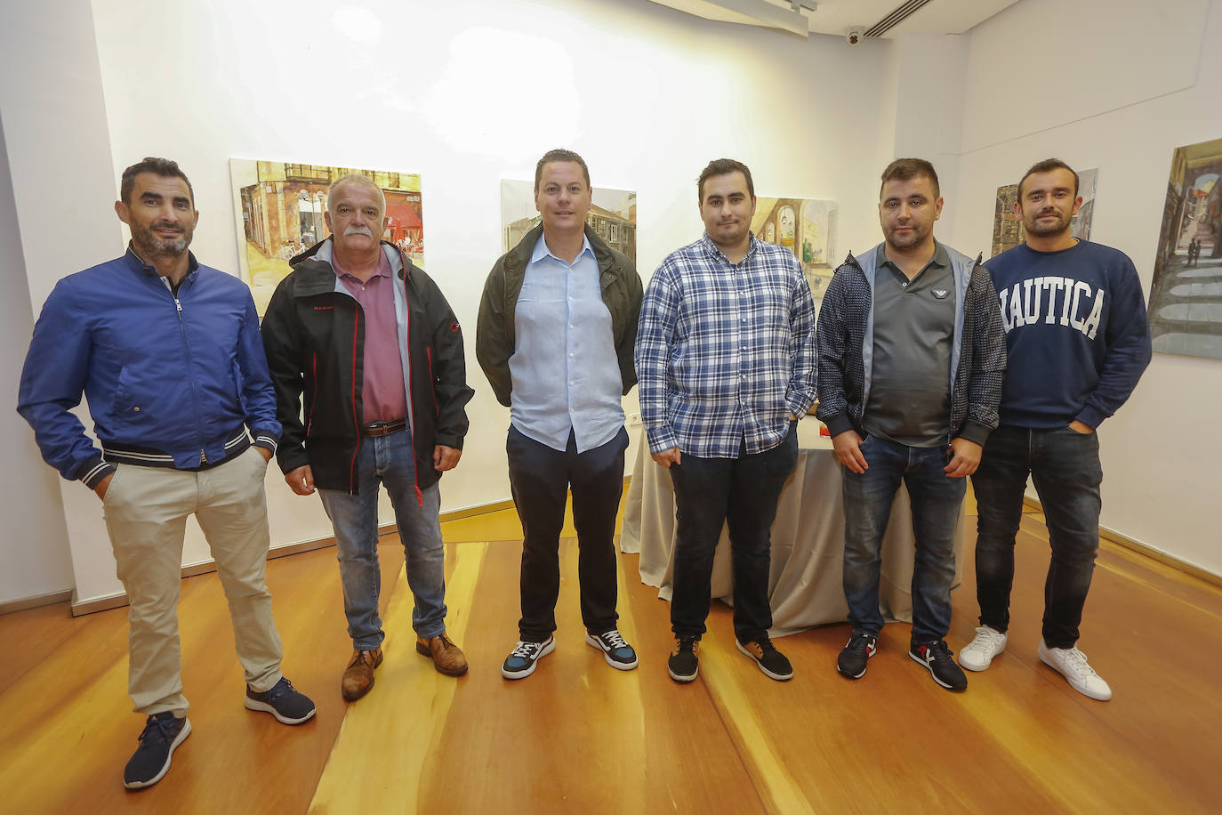 Pedro Garrido, José María Fernández, Sergio Marcos, Manuel Lavín, Ricardo Díaz y Eduardo Gómez