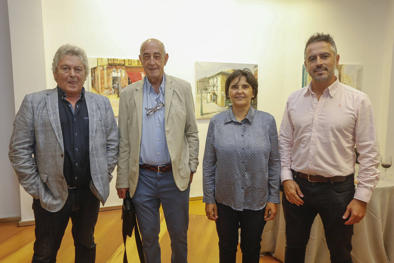 Miguel Ángel Calleja, Javier Asensio, Asunción Velarde y Sergio Reigadas.