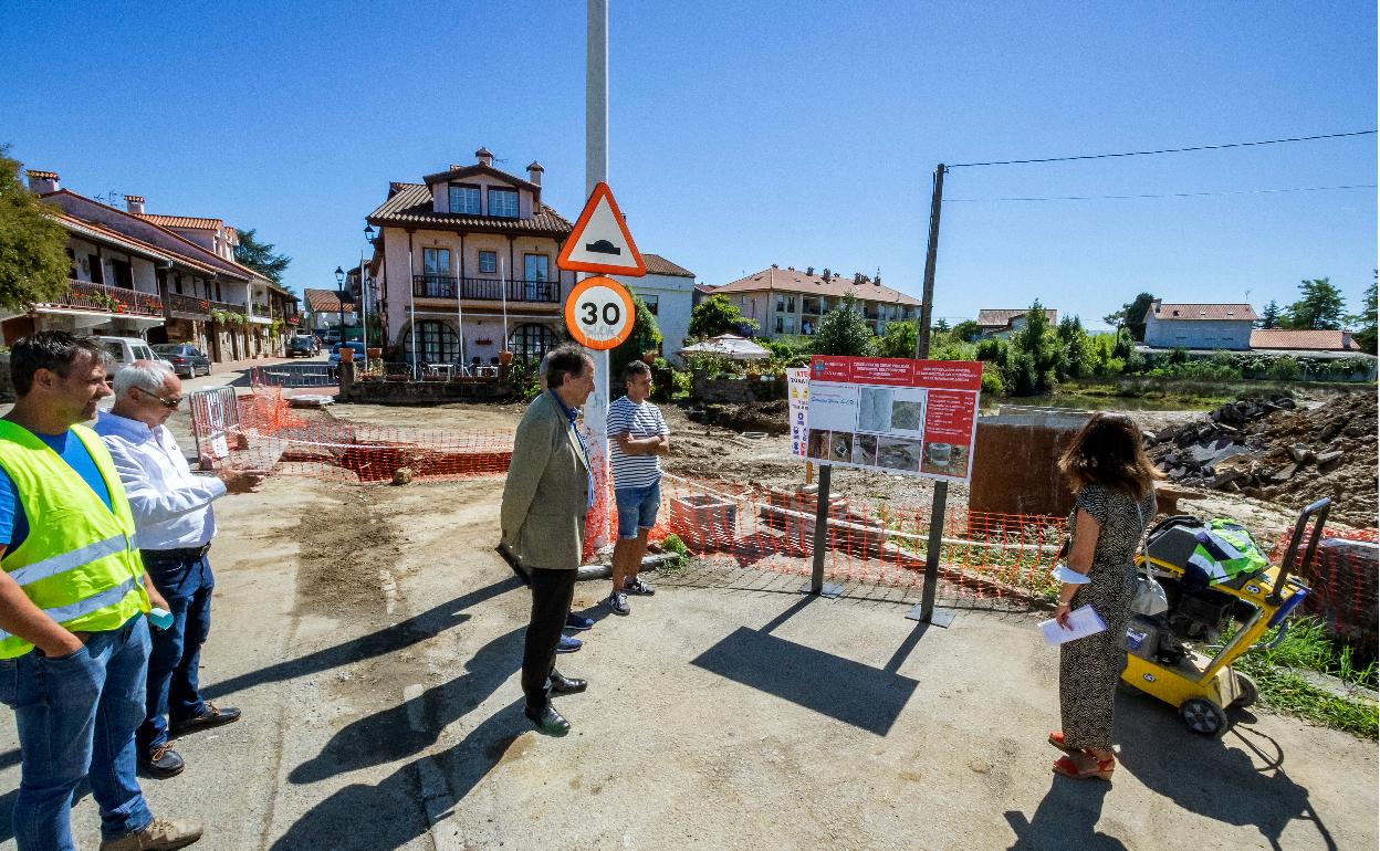 Obras de saneamiento en Escalante.