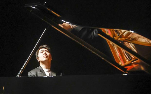 Lang Lang durante el concierto del pasado lunes en el FIS.