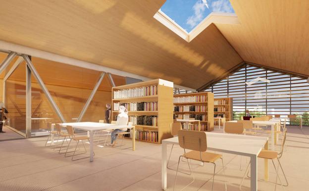 La biblioteca estará en la planta superior del inmueble. 