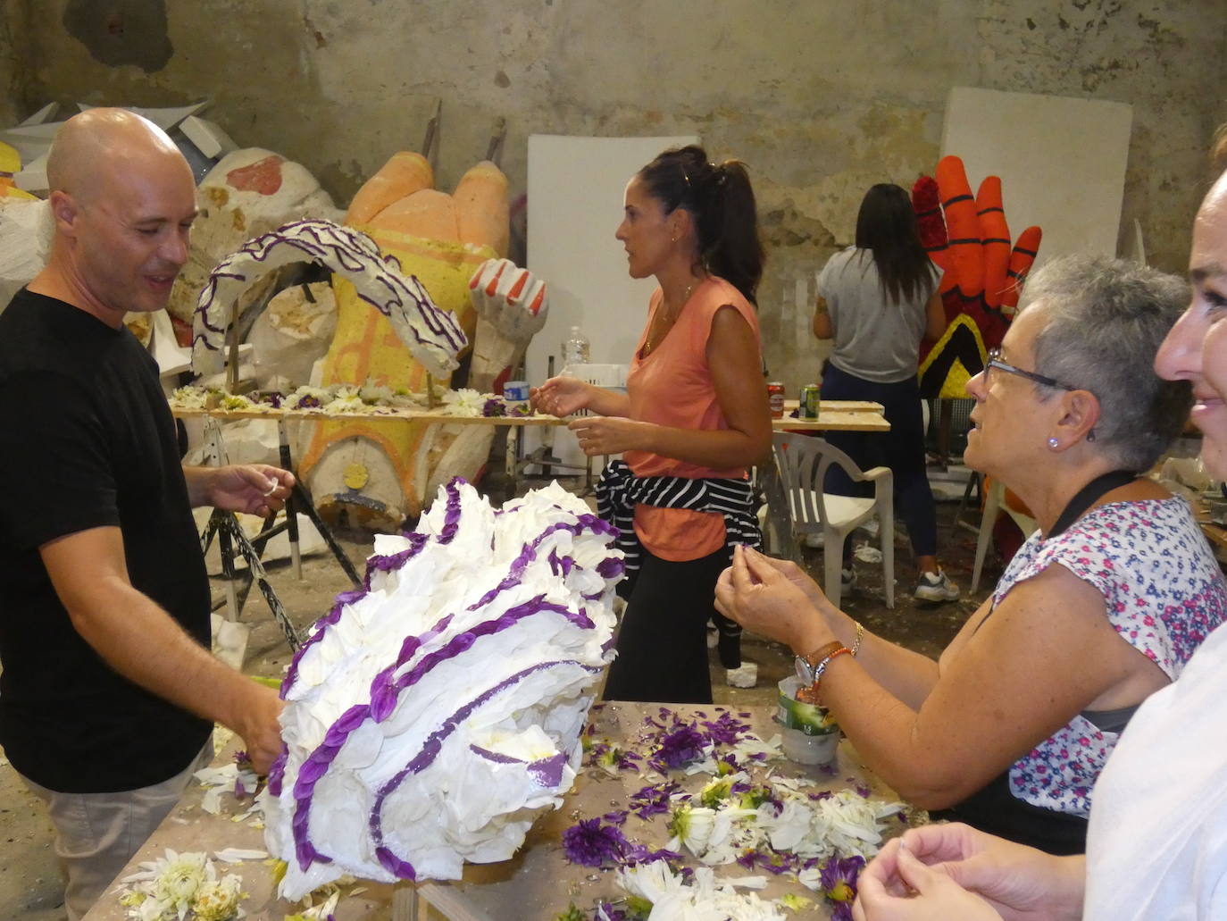 Fotos: Las carrozas ya están listas para desfilar