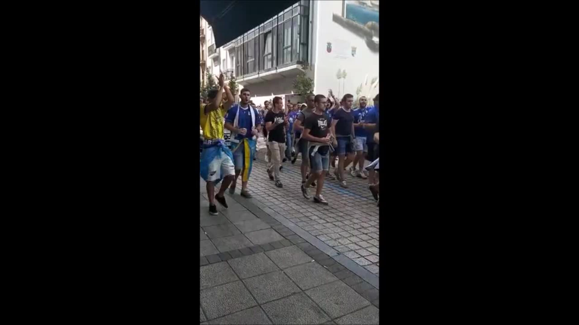 Batalla campal en Peña Herbosa entre radicales del Oviedo y del Racing