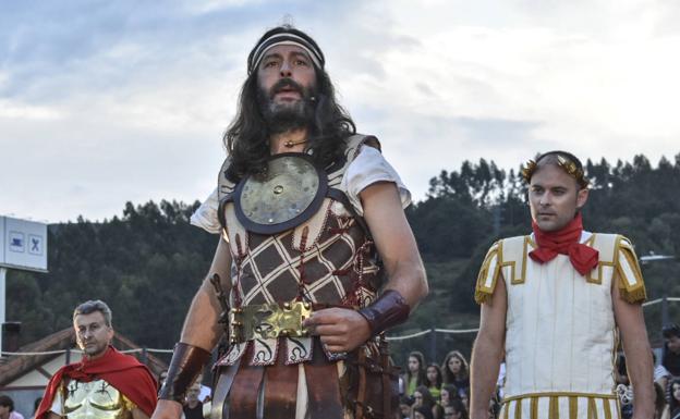 Imagen. Corocotta reclama la recompensa puesta por Roma a su cabeza. 