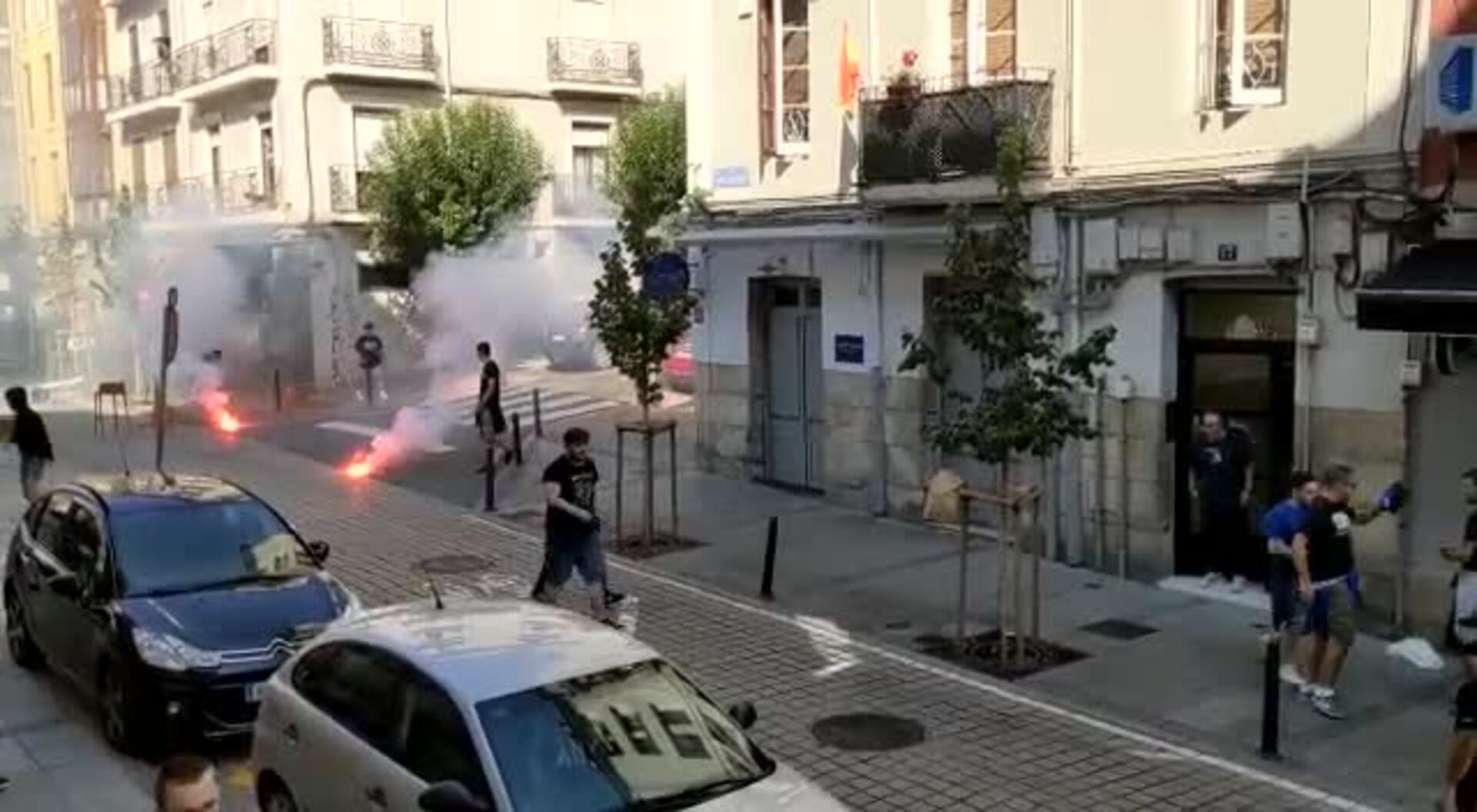 Incidentes en Peña Herbosa con seguidores del Oviedo