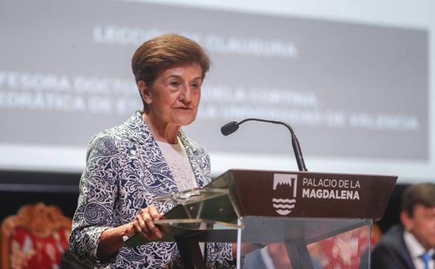 Adela Cortina, pensadora, impartió la lección magistral de clausura.