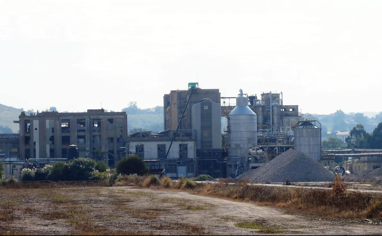 Vista de las instalaciones de Sniace.