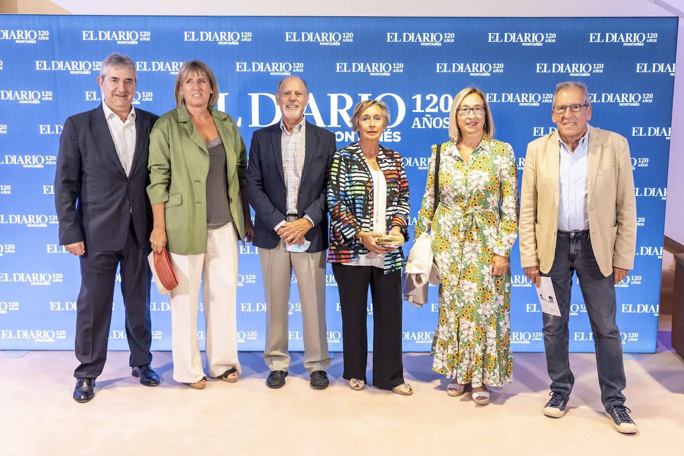 Carlos Irigoyen (izquierda), Ana Chamizo, José Villaverde, Pilar González, Mercedes Díaz y Víctor Gijón.