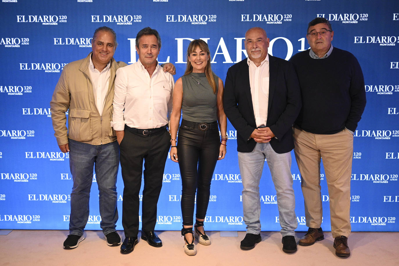 Pepe Landeras, Ángel de la Torre, Marisa Hoyuela, Alfredo Rodríguez y José Luis Vigo.