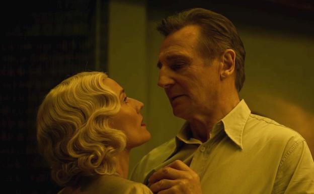 Liam Neeson y Diane Kruger en 'Marlowe'.