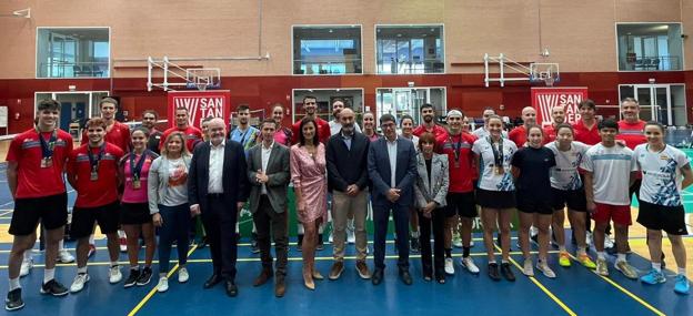 Visita de la alcaldesa al CAR del Consejo Superior de Deportes.