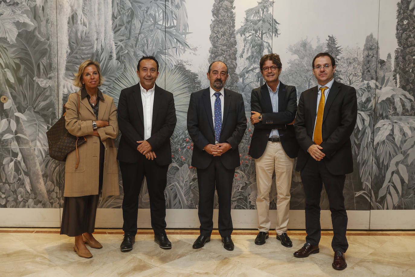 Elena Botín, Carlos Fernández, Rafael Tezanos, José Antonio García y Daniel Alvear.