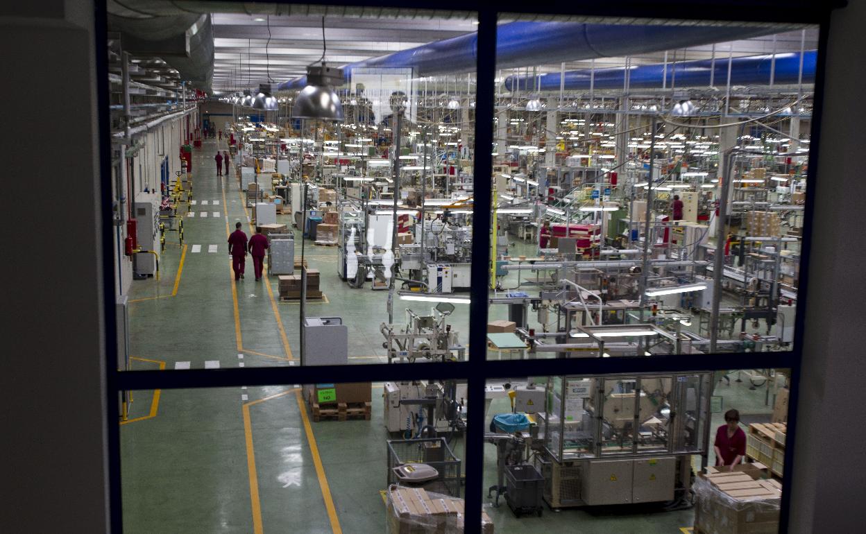 Instalaciones de Altadis en Entrambasaguas, en una foto de archivo del año 2013.