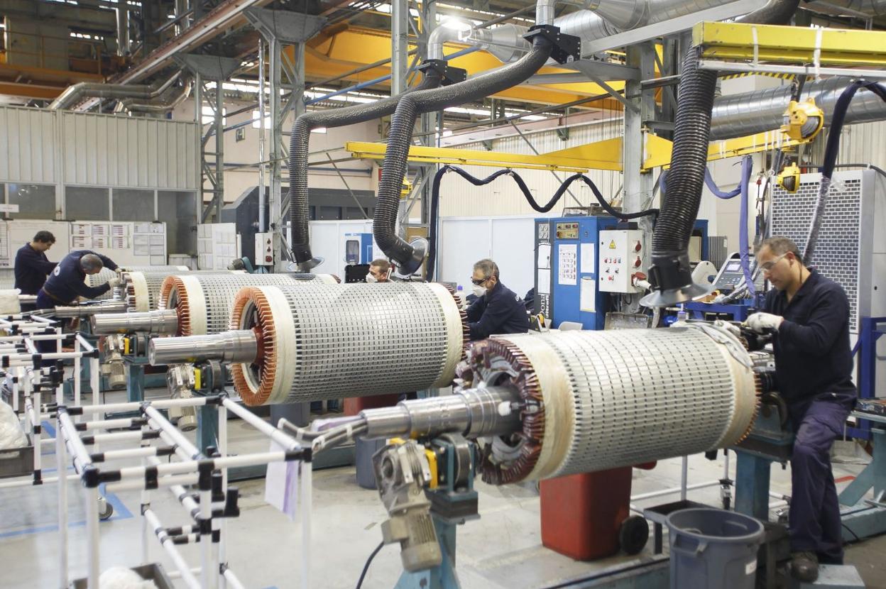 Planta cántabra de Siemens Gamesa, con gran carga de trabajo en los últimos años.