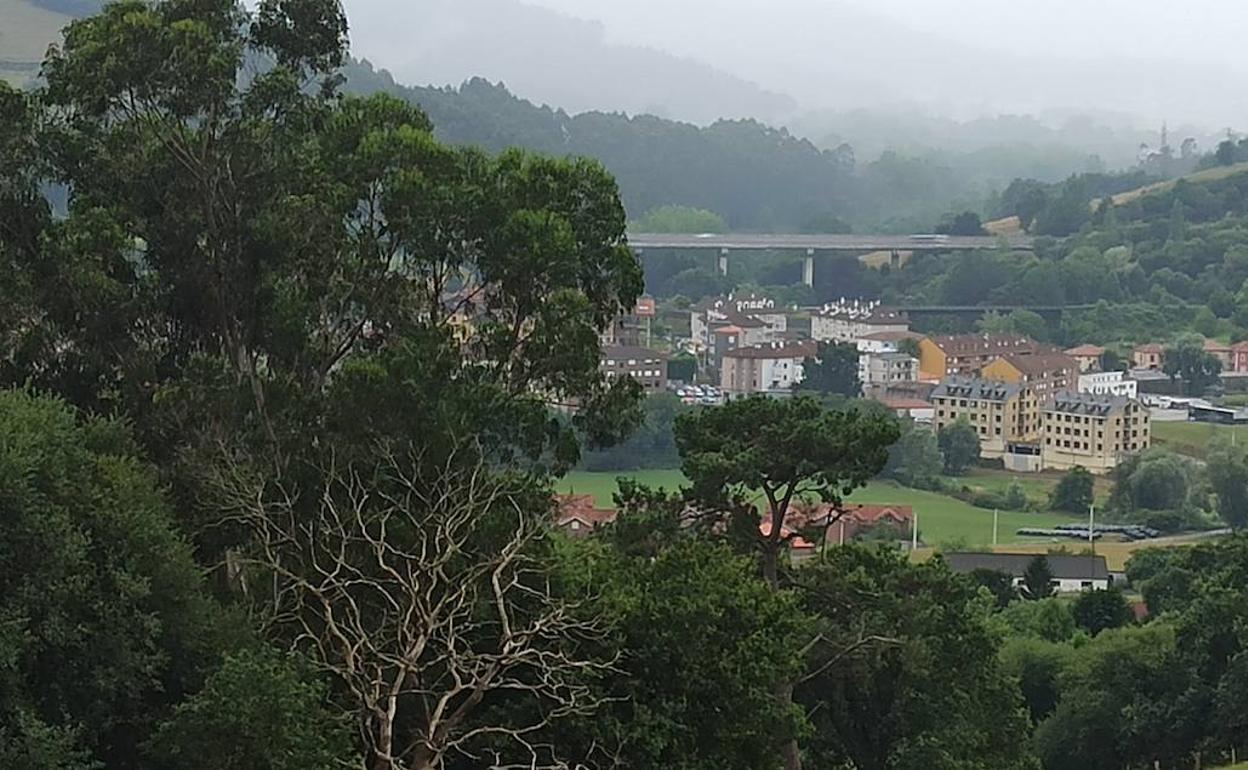 Vista general de Beranga. 