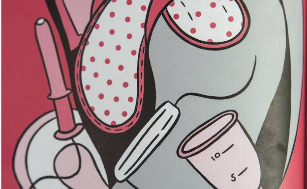 Detalle de una de las ilustraciones de María Conejo para la 'Pussypedia'.