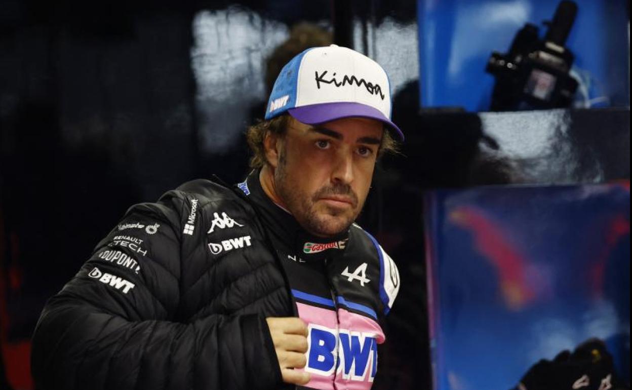 Fernando Alonso, este viernes, en el circuito de Suzuka. 