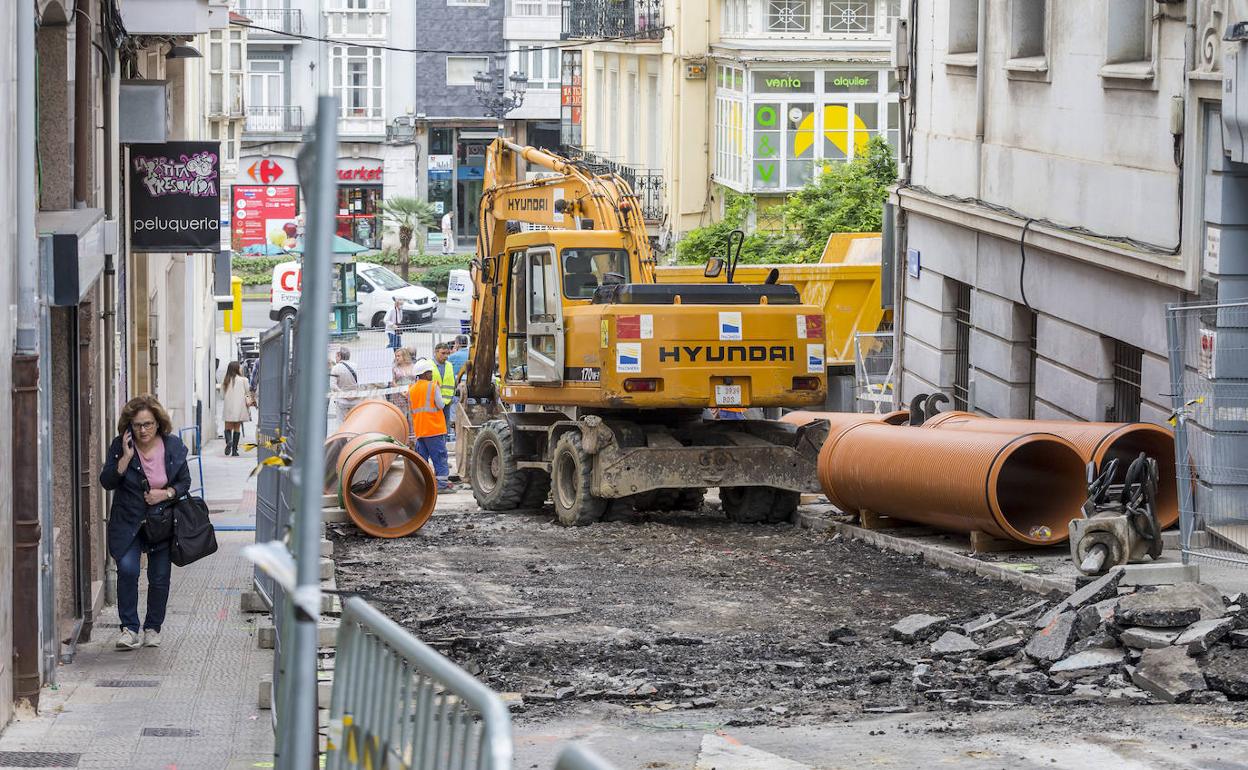 Imagen de la subida de la calle Florida a Cisneros.