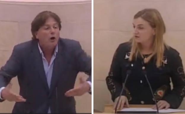 Momento en el que Pedro Gómez 'sugiere' que Ana Obregón tal vez prefiera ir al mercadillo antes que a una feria ganadera.