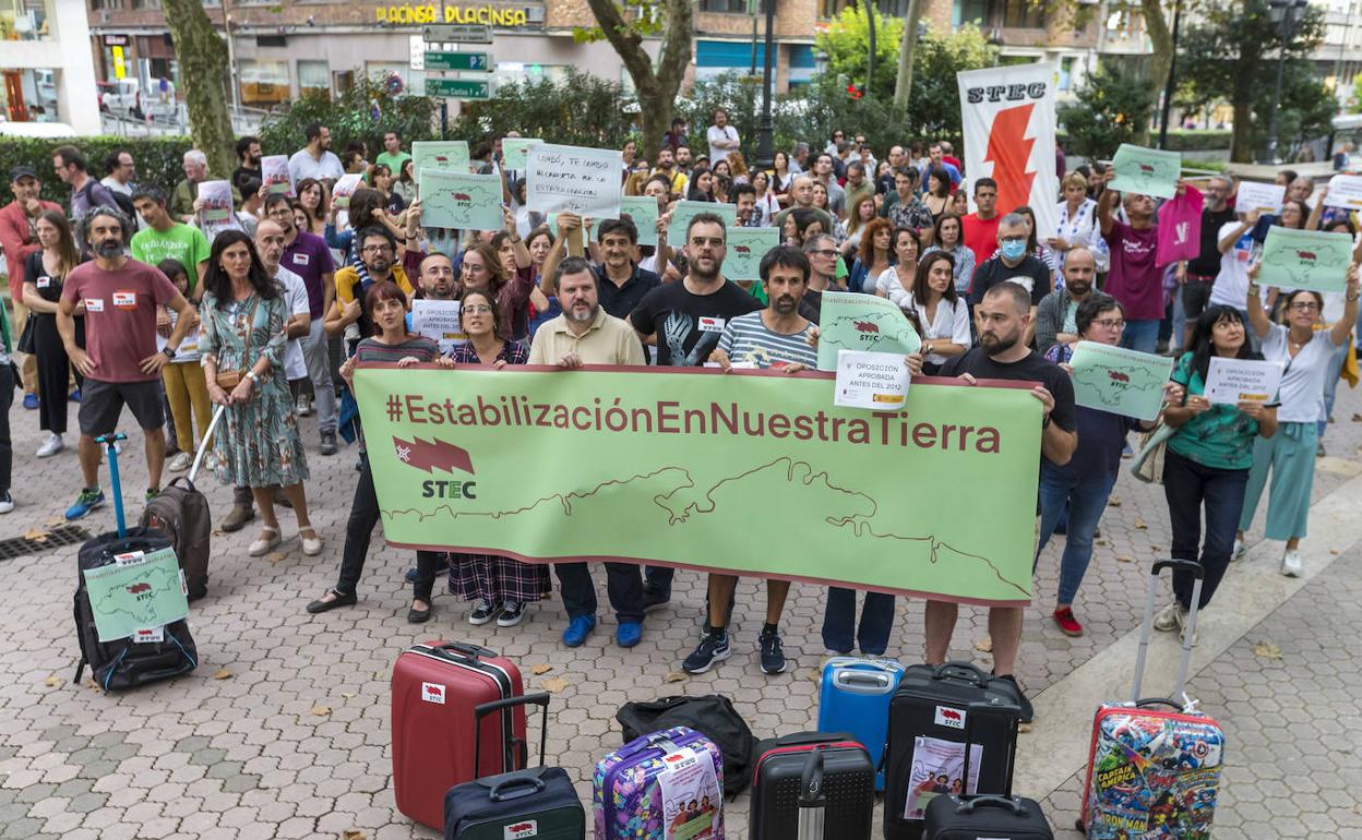 STEC ha convocado la concentración frente a la sede de la Consejería, en Santander. 