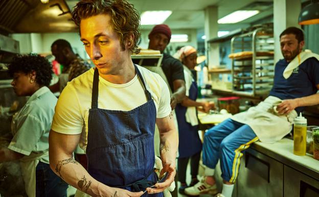 Jeremy Allen White, caracterizado como Carmy, en 'The Bear'. 