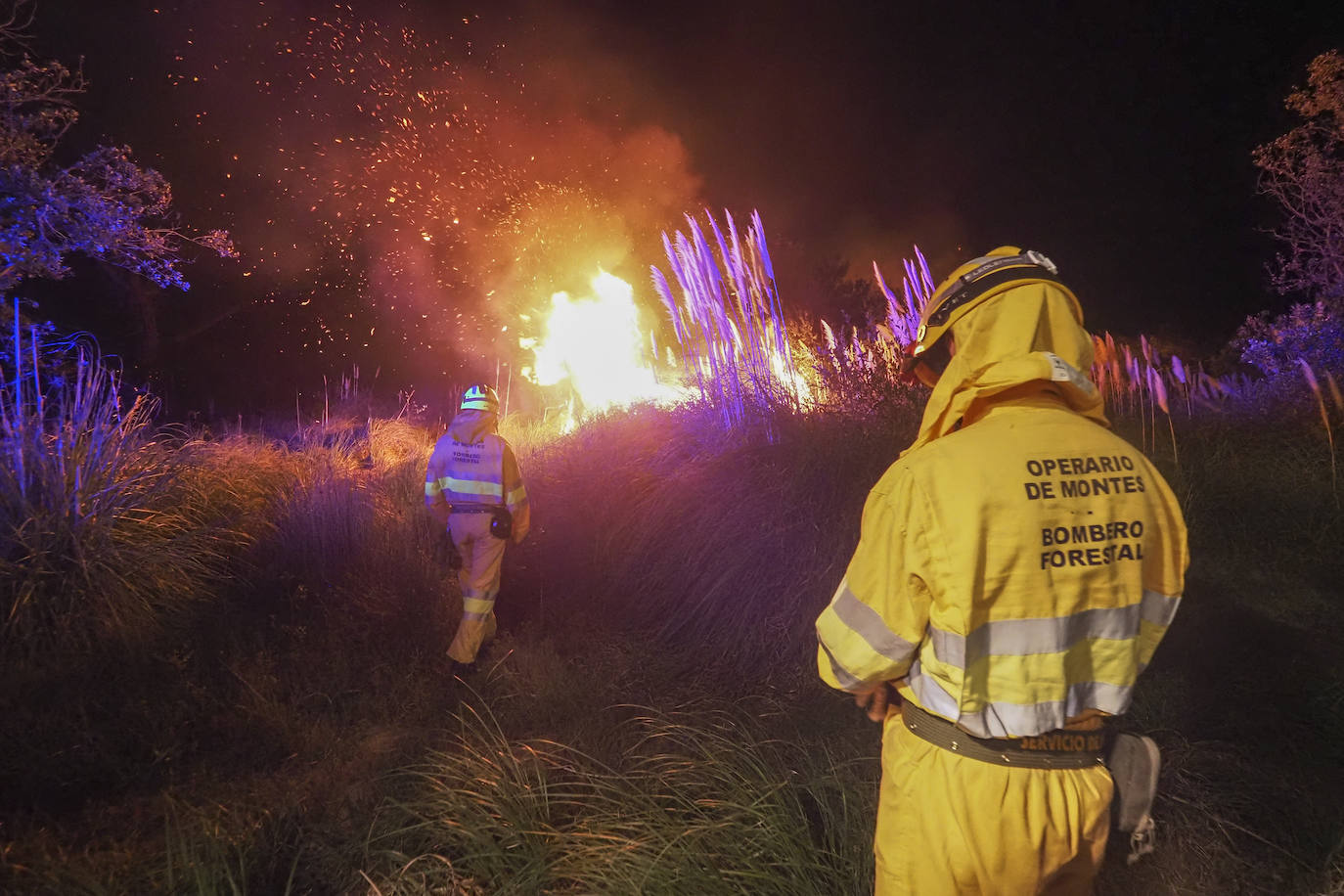 Fotos: Imágenes del incendio en Loredo