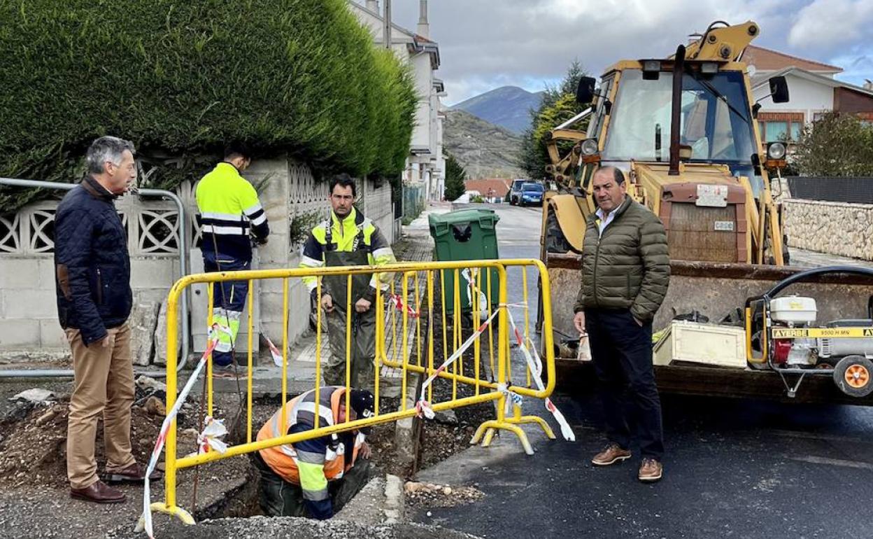 Parte de las obras que se están ejecutando. 