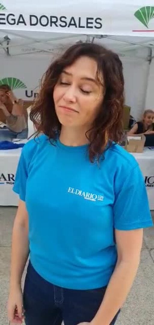 Ayuso, en Santander, promociona la carrera popular de El Diario