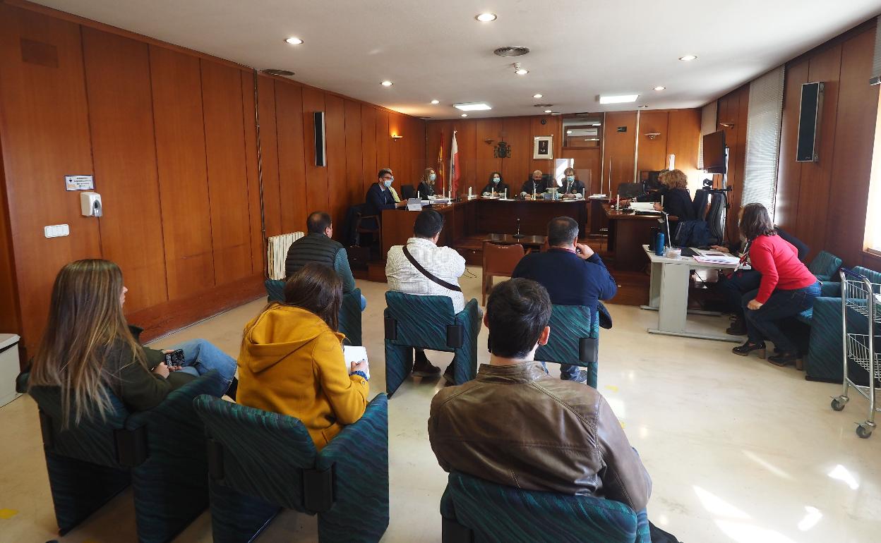 Imagen de un juicio celebrado en Santander.