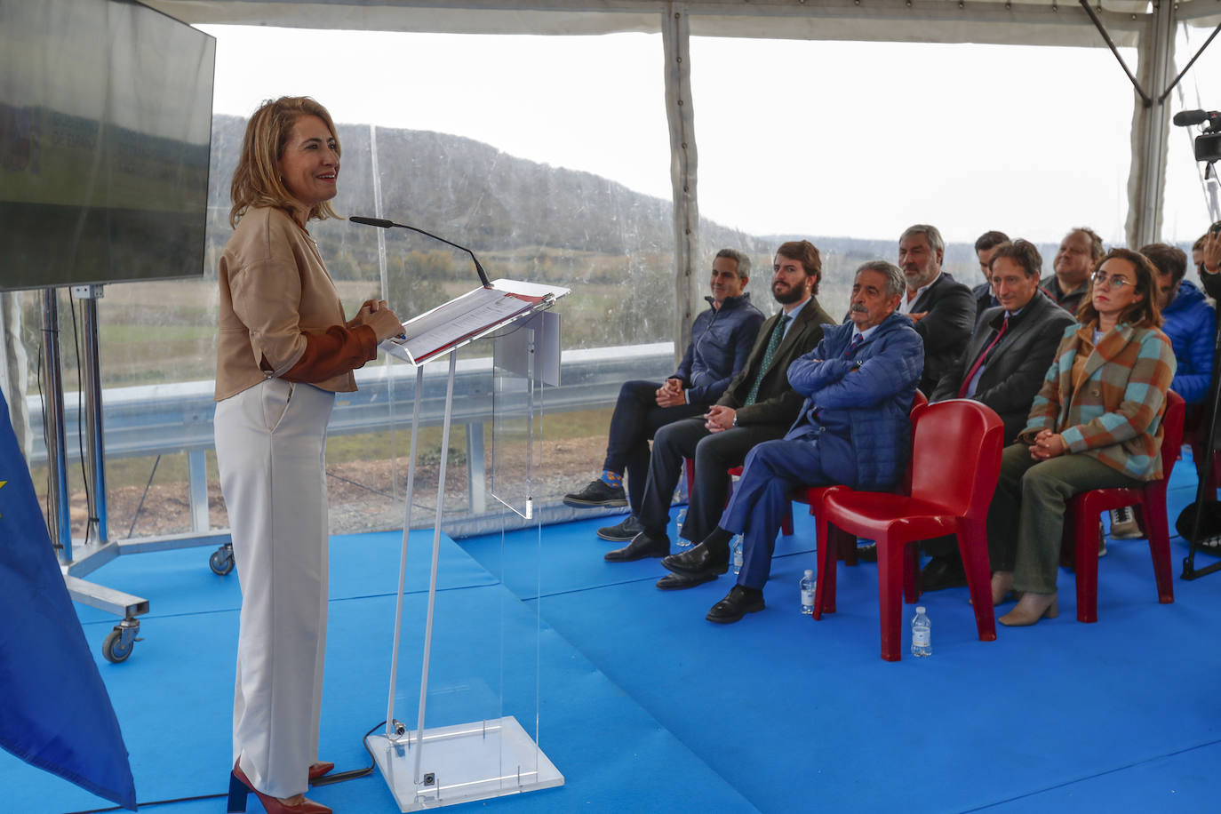 Fotos: La inaguración del enlace de Quintanilla de las Torres, en imágenes